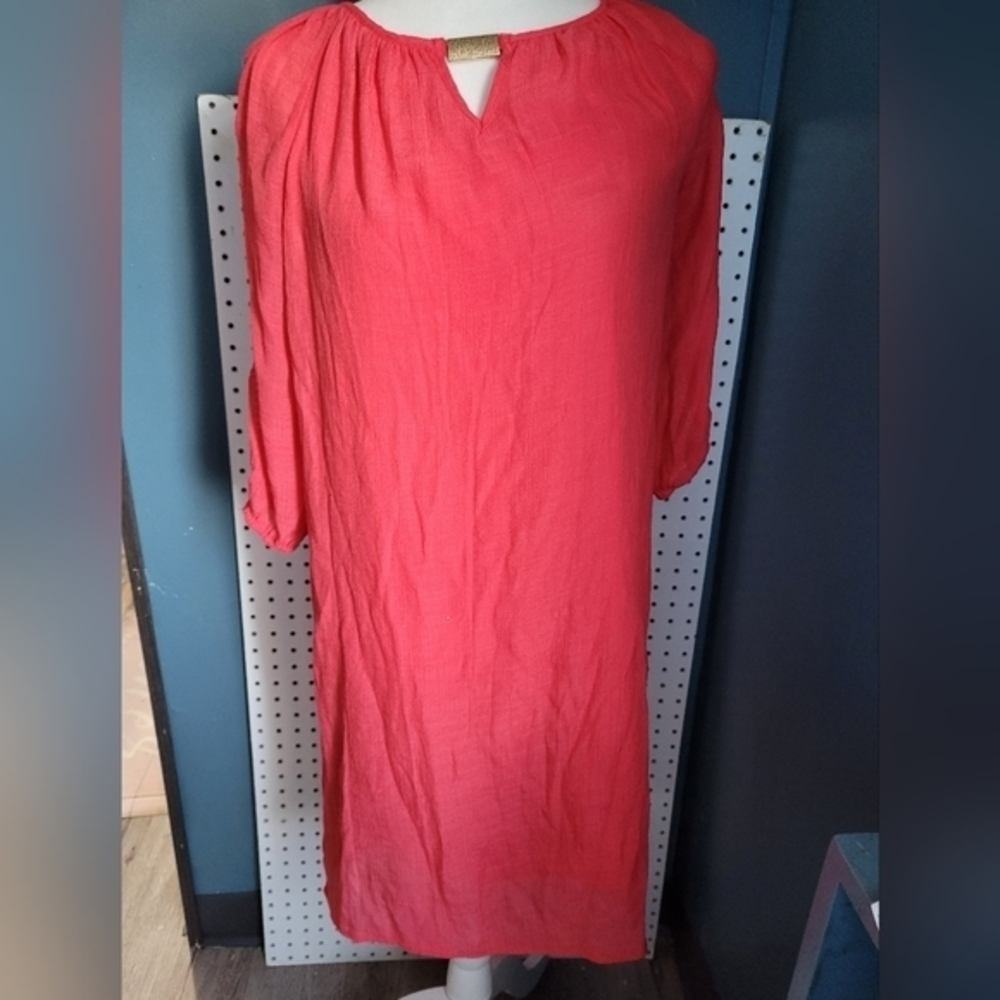 Indigo Rose NWOT pink dress with‎ shoulder details